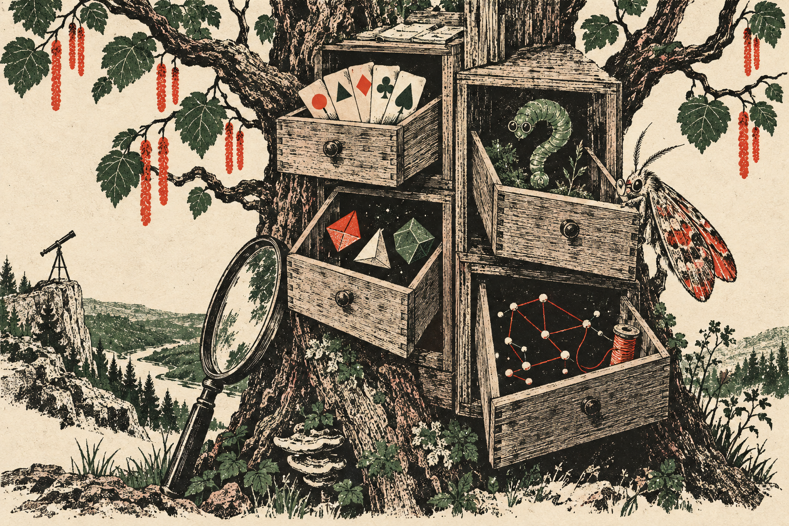 Cover illustration: A tree growing from an open cabinet of drawers.